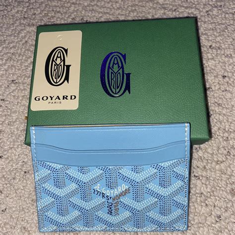 baby blue goyard wallet